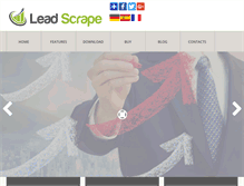 Tablet Screenshot of leadscrape.com